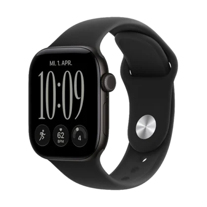Watch Apple Watch Series 12 (2026) GPS 42mm Black Aluminium Case with Black Sport Band M/L - Black