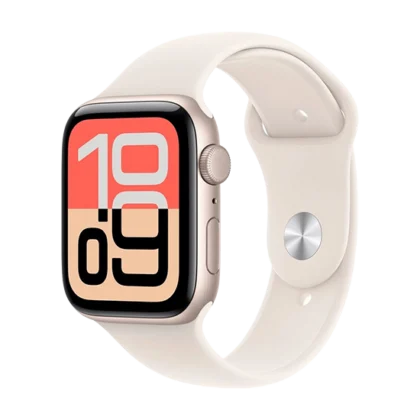 Watch Apple Watch SE 3 (2025) GPS 44mm Starlight Aluminium Case with Sport Band M/L - Starlight