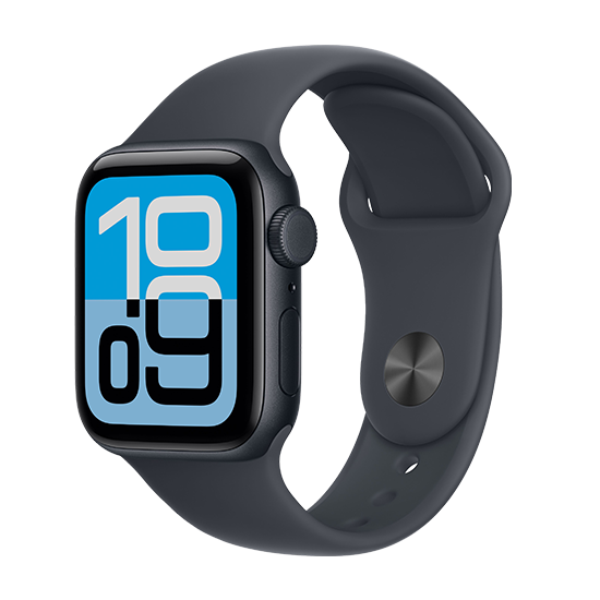 Watch Apple Watch SE 3 (2025) LTE 40mm Midnight Aluminium Case with Sport Band S/M - Midnight