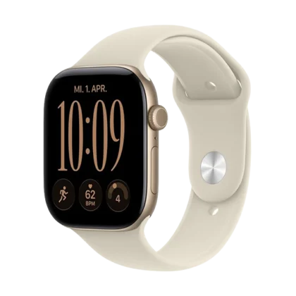 Watch Apple Watch Series 12 (2026) GPS 46mm Light Gold Aluminium Case with Sand Sport Band S/M - Light Gold