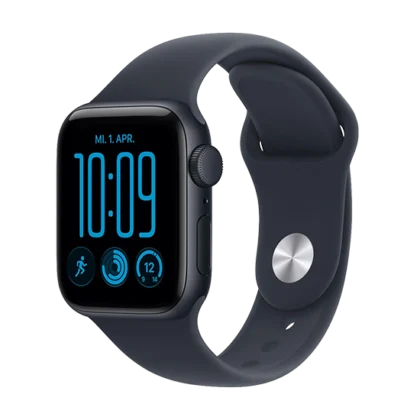 Watch Apple Watch SE 3 (2026) GPS 40mm Midnight Aluminium Case with Navy Blue Sport Band M/L - Midnight