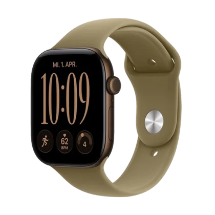Watch Apple Watch Series 12 (2026) GPS 46mm Dark Bronze Aluminium Case with Olive Sport Band M/L - Dark Bronze