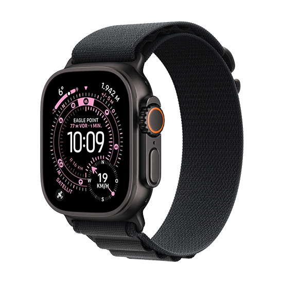 Watch Apple Watch Ultra 3 (2025) 5G 49mm Black Titanium Case with Alpine Loop S – Black