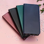 Smart magnetfodral för Samsung Galaxy A34 5G i vinröd