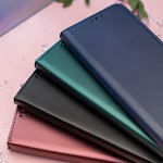 Smart magnetfodral för Samsung Galaxy A34 5G i vinröd