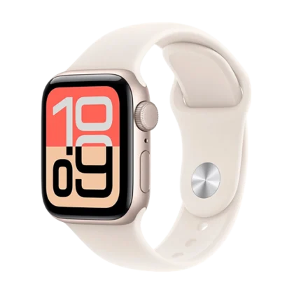 Watch Apple Watch SE 3 (2025) GPS 40mm Starlight Aluminium Case with Sport Band S/M - Starlight