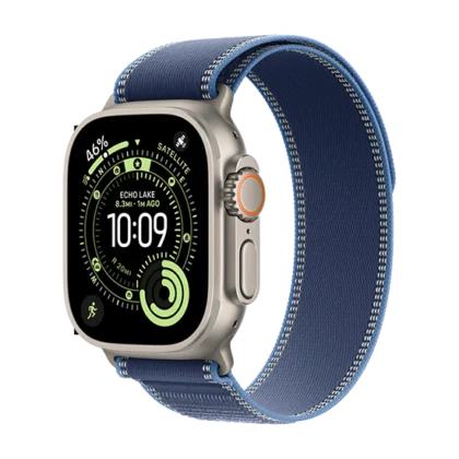 Watch Apple Watch Ultra 3 (2025) 5G 49mm Natural Titanium Case with Trail Loop M/L – Blue/Bright Blue