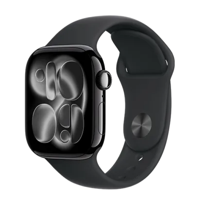 Watch Apple Watch Series 11 (2025) LTE 42mm Jet Black Aluminium Case with Sport Band S/M - Black