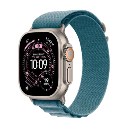 Watch Apple Watch Ultra 3 (2025) 5G 49mm Natural Titanium Case with Alpine Loop M – Light Blue