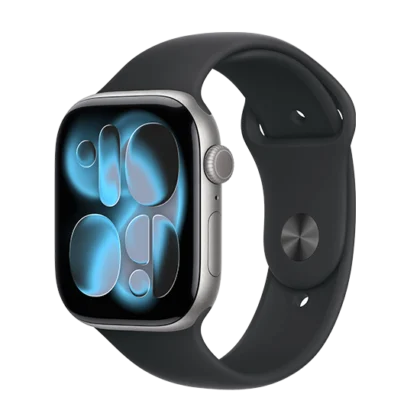 Watch Apple Watch Series 11 (2025) LTE 46mm Space Grey Aluminium Case with Black Sport Band M/L - Black