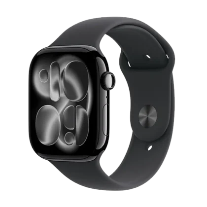 Watch Apple Watch Series 11 (2025) GPS 46mm Jet Black Aluminium Case with Sport Band S/M - Black