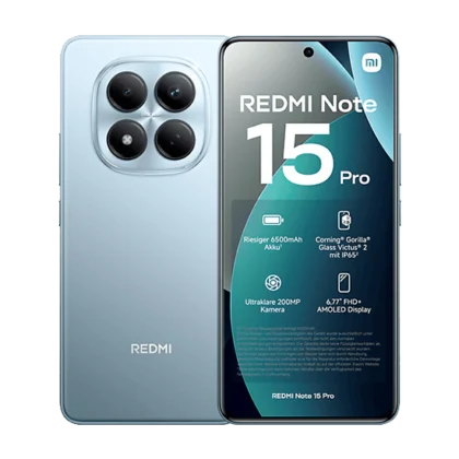 Xiaomi Redmi Note 15 Pro 4G Dual Sim 12GB RAM 512GB – Blue