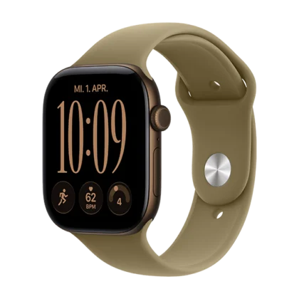 Watch Apple Watch Series 12 (2026) GPS 46mm Dark Bronze Aluminium Case with Olive Sport Band M/L - Dark Bronze