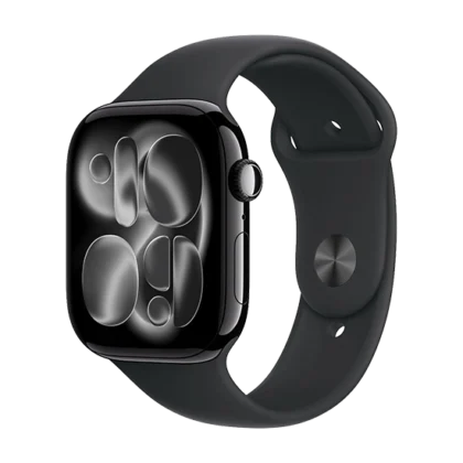 Watch Apple Watch Series 11 (2025) GPS 46mm Jet Black Aluminium Case with Black Sport Band M/L – Black