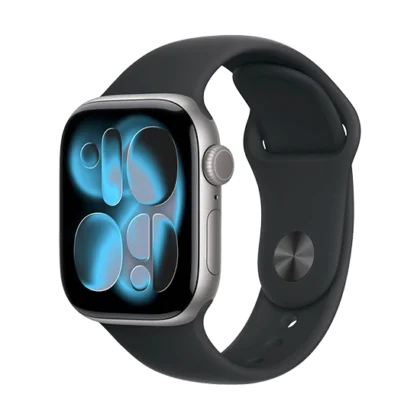 Watch Apple Watch Series 11 (2025) GPS 42mm Space Grey Aluminium Case with Black Sport Band S/M – Black
