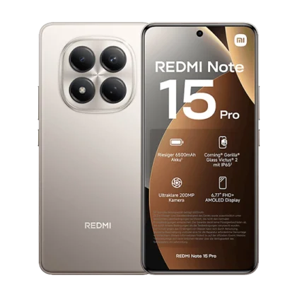 Xiaomi Redmi Note 15 Pro 4G Dual Sim 8GB RAM 256GB – Titanium