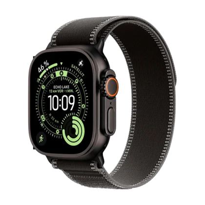 Watch Apple Watch Ultra 3 (2025) 5G 49mm Black Titanium Case with Trail Loop M/L - Black/Charcoal