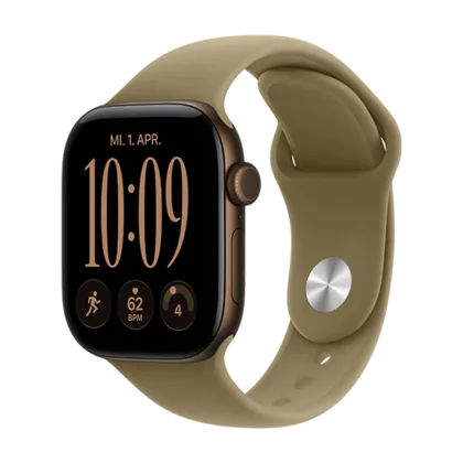 Watch Apple Watch Series 12 (2026) GPS 42mm Dark Bronze Aluminium Case with Olive Sport Band S/M - Dark Bronze