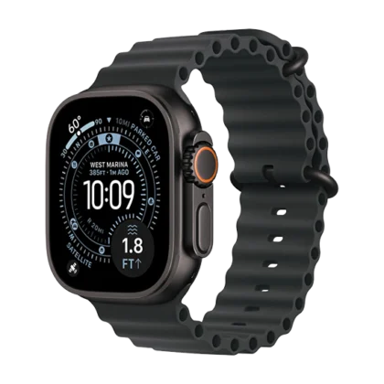 Watch Apple Watch Ultra 3 (2025) 5G 49mm Black Titanium Case with Ocean Band – Black