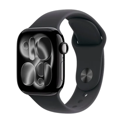 Watch Apple Watch Series 11 (2025) GPS 42mm Jet Black Aluminium Case with Sport Band S/M – Black