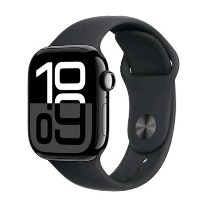 Watch Apple Watch Series 10 (2024) LTE 42mm Jet Black Aluminium Case with Sport Band - Black