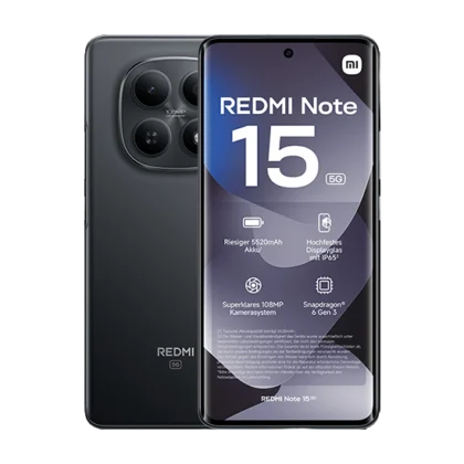 Xiaomi Redmi Note 15 5G Dual Sim 8GB RAM 256GB – Black