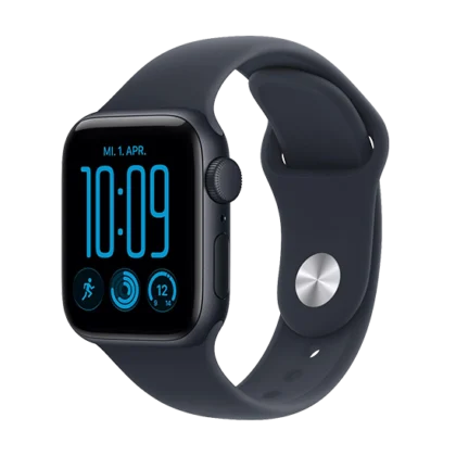 Watch Apple Watch SE 3 (2026) GPS 40mm Midnight Aluminium Case with Navy Blue Sport Band S/M – Midnight
