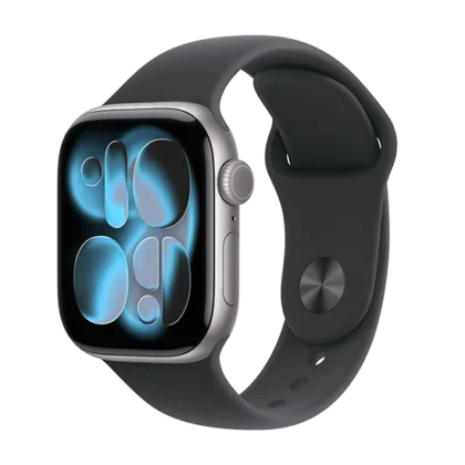 Watch Apple Watch Series 11 (2025) GPS 42mm Space Grey Aluminium Case with Sport Band S/M – Black