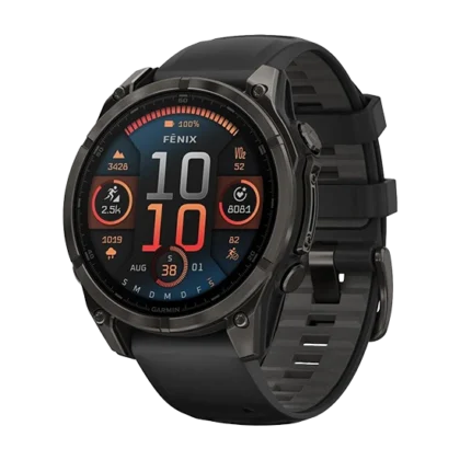 Watch Garmin Fenix 8 GPS 47mm Silicon Black Band – Black