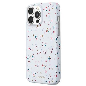 Uniq fodral Coehl Terrazzo iPhone 13 Pro / 13 6.1" vit / naturvit