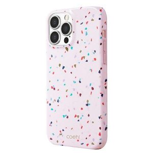 Uniq fodral Coehl Terrazzo iPhone 13 Pro / 13 6.1" rosa / rouge rosa