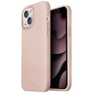 Uniq fodral Lino iPhone 13 6.1" rosa / rouge rosa