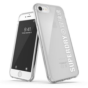 SuperDry Snap iPhone 6/6s/7/8/SE 2020 / SE 2022 Clear Case biały/white 41573