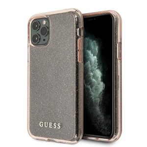 Guess iPhone 11 Pro pink/pink hard case Glitter