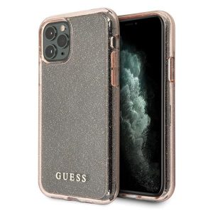 Guess iPhone 11 Pro Max pink/pink hard case Glitter