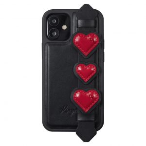 Kingxbar Sweet Series case decorated with original Swarovski crystals iPhone 12 Pro / iPhone 12 black