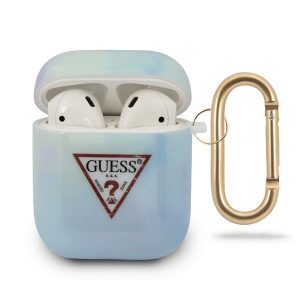 Guess AirPods cover blue/blue Tie & Dye Collection