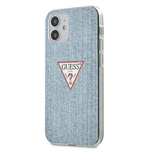 Guess iPhone 12 mini 5.4" blue/light blue hardcase Jeans Collection