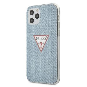 Guess iPhone 12/12 Pro 6.1" blue/light blue hardcase Jeans Collection