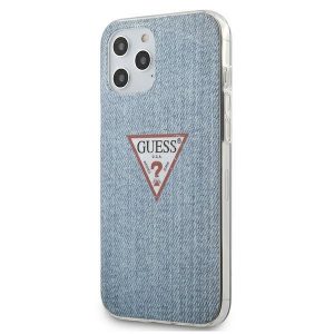 Guess iPhone 12 Pro Max 6.7" blue/light blue hardcase Jeans Collection