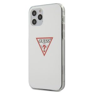 Guess iPhone 12/12 Pro 6.1" white/white hardcase Triangle Collection