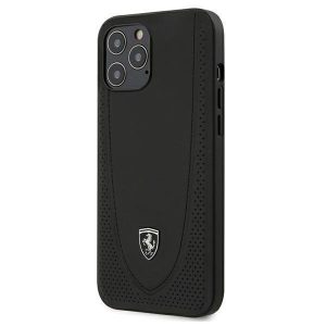 Ferrari iPhone 12 Pro Max 6.7" black/black hardcase Off Track Perforated