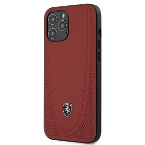 Ferrari iPhone 12 Pro Max 6.7" red/red hardcase Off Track Perforated