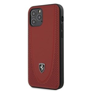 Ferrari iPhone 12/12 Pro 6.1" red/red hardcase Off Track Perforated