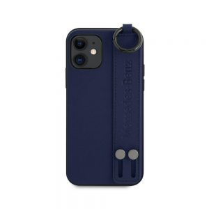 Mercedes iPhone 12 mini 5,4" niebieski/navy hardcase Strap Line