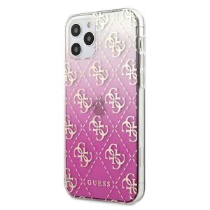 Guess iPhone 12 Pro Max 6.7" pink/pink hardcase 4G Gradient