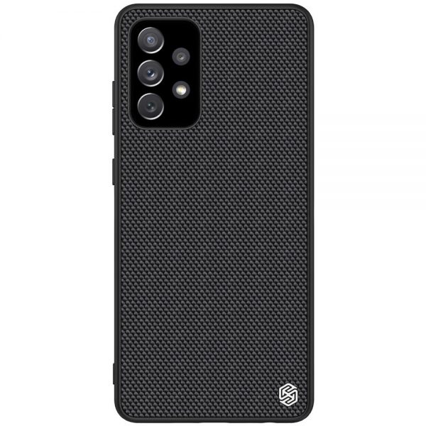 Nillkin Textured Case durable reinforced case with gel frame and nylon back for Samsung Galaxy A72 4G black