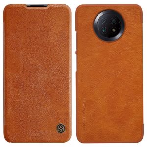 Nillkin Qin leather case for Xiaomi Redmi 9T 4G - brown