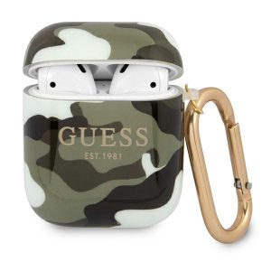 Guess AirPods cover green/khaki Camo Collection