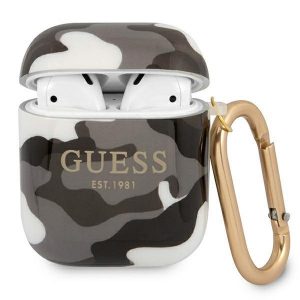 Guess AirPods cover black/black Camo Collection